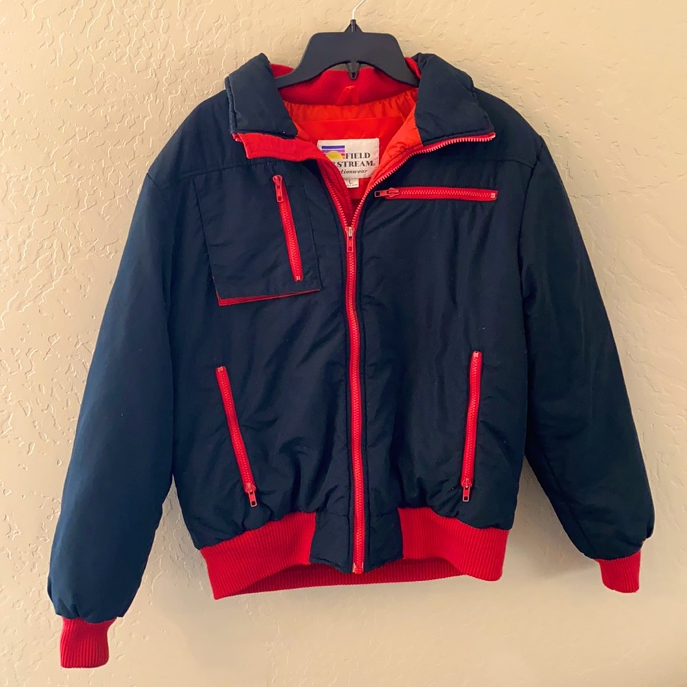 Field and Stream Mens Large Vintage Bomber Jacket